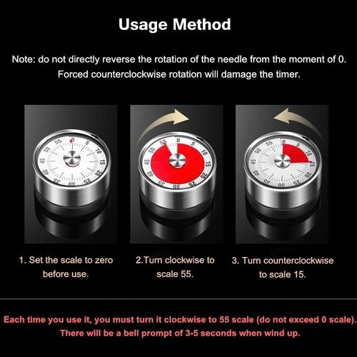 Alarm clock kitchen alarm clock timer countdown cooking magnetic alarm clock