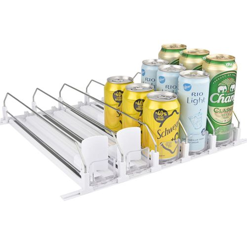 Refrigerator beverage automatic pusher