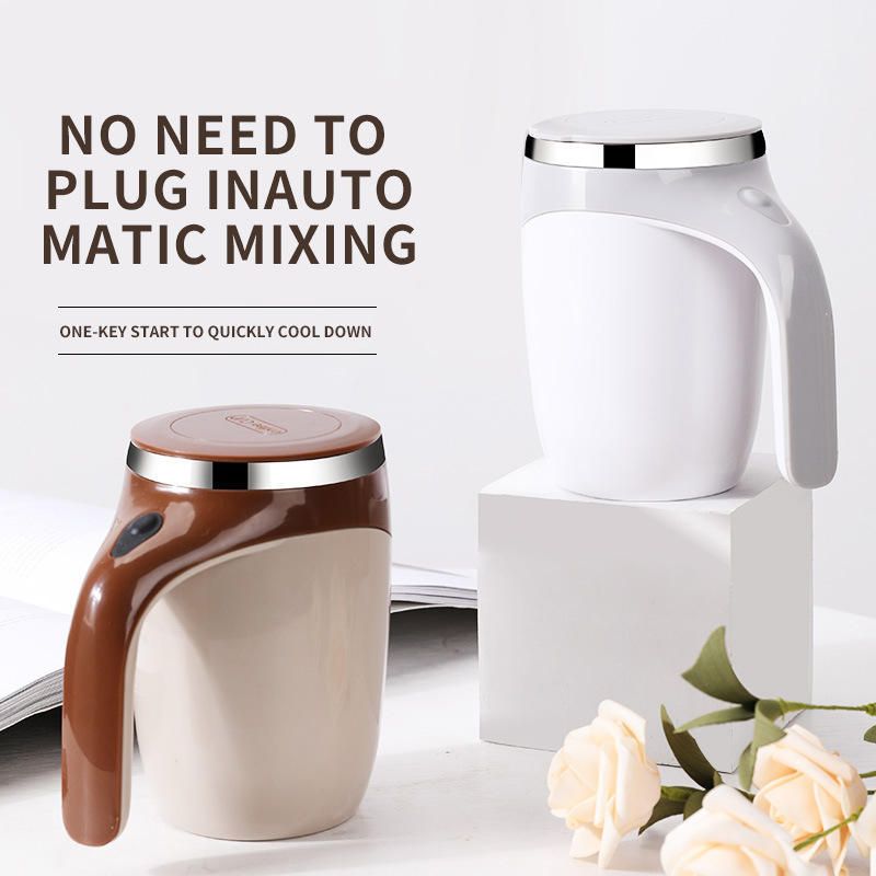 Bestselling hot-selling new typePortable automatic magnetic stirring coffee cup charger 304 stainless steel electric stirrer self-stirring coffee without spilling