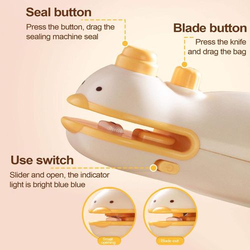 Wallepac Mini Sealing Machine 2-in-1 portable heat sealer