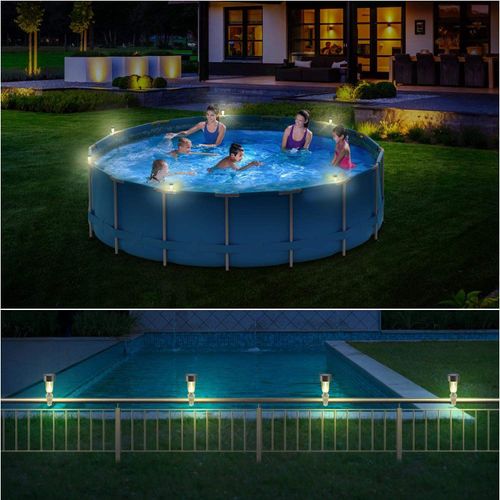 Hot selling waterproof outdoor solar landscape swimming pool lighting LED solar lawn light walkway garden patio swimming pool light