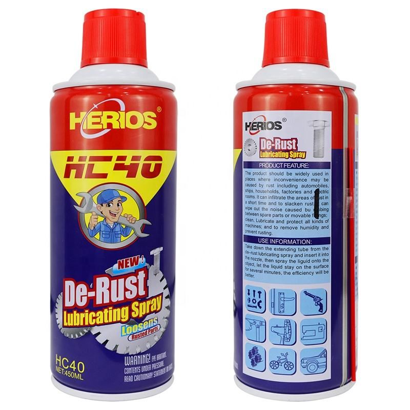 HERIOS new anti-rust lubricant spray rust remover spray  450 ML