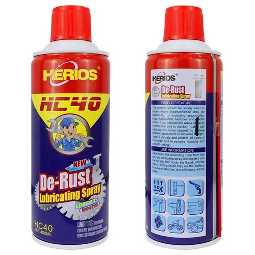 HERIOS new anti-rust lubricant spray rust remover spray  450 ML