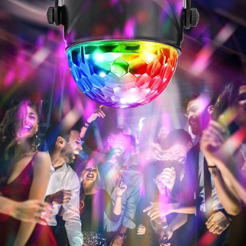 Disco Strobe Light with Remote Control Party Light Crystal Magic Ball RGB Stage Light