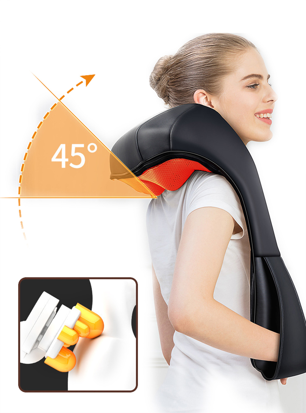 Automatic shoulder and neck massager