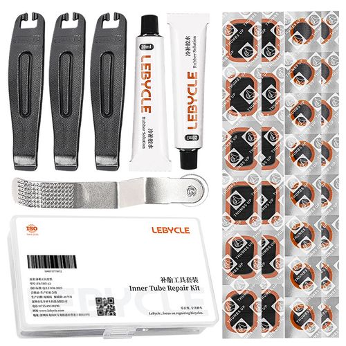 LeBycle Mtb road bike strong adhesion inner tube patch kit repair tool bicycle tire tool repair tool kit