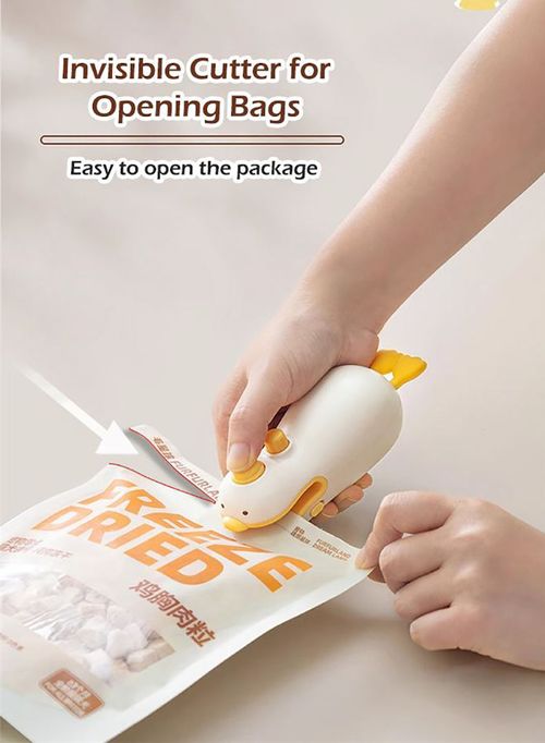 Wallepac Mini Sealing Machine 2-in-1 portable heat sealer