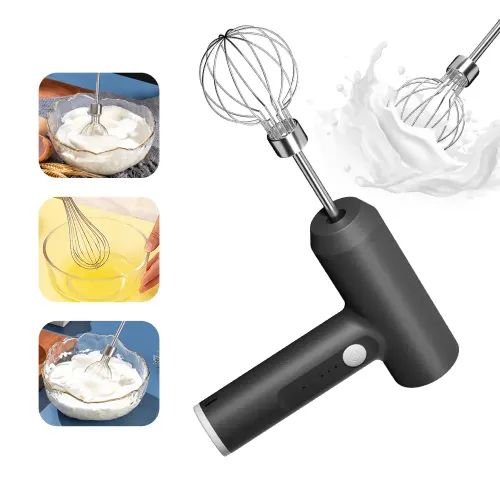 Cordless Electric Food Mixer Portable 3 Speed ​​Egg Beater Baking Dough Cake Cream Mixer Kitchen Tools