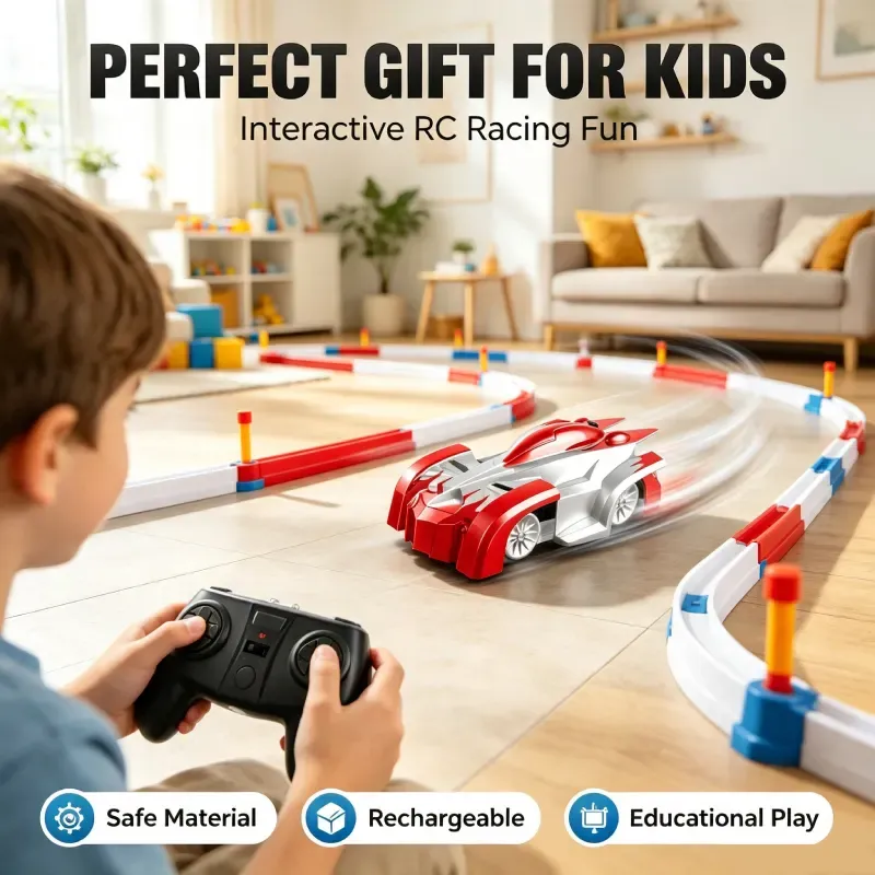Hot-selling Glimmer Stunt Wall climbing remote control racing car