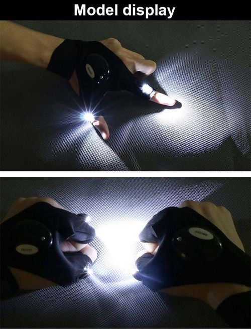 LEDLight Repair night and night fishing gloves