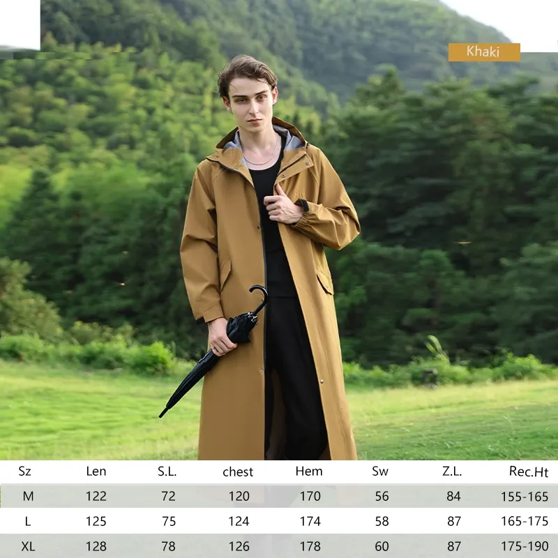 Long Waterproof Raincoats