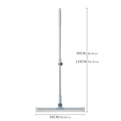 Hot selling 50cm multifunctional magic broom magic floor wiper rotatable wiper scraper telescopic broom floor cleaning tool