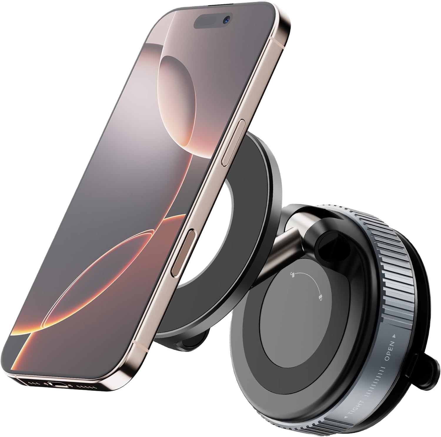 Portable Vacuum Magnetic Phone Holder