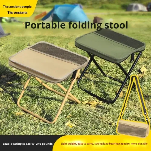 Foldable backpack stool