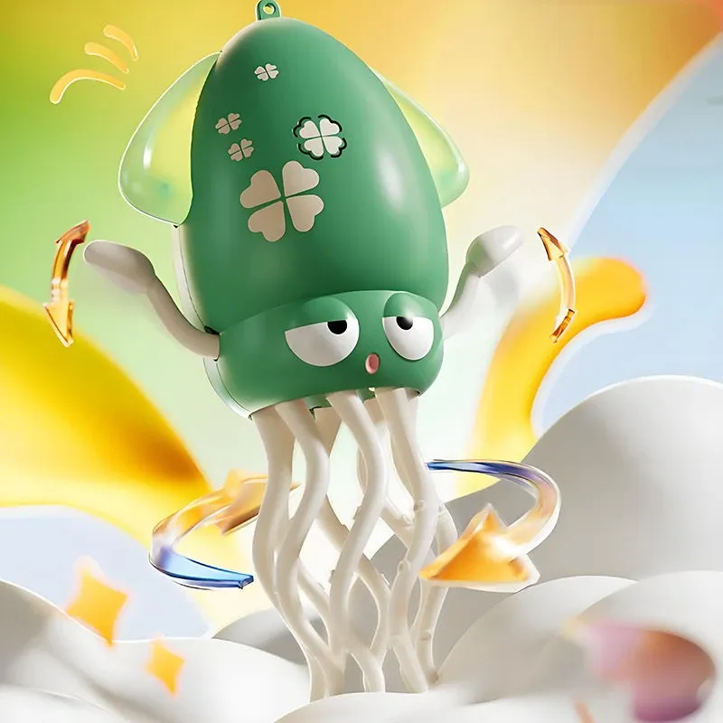 ZG New Product Rechargeable Electric Walking Squid Cuttlefish Toy Intelligence Light Music Sensing Feature Made Durable Plastic