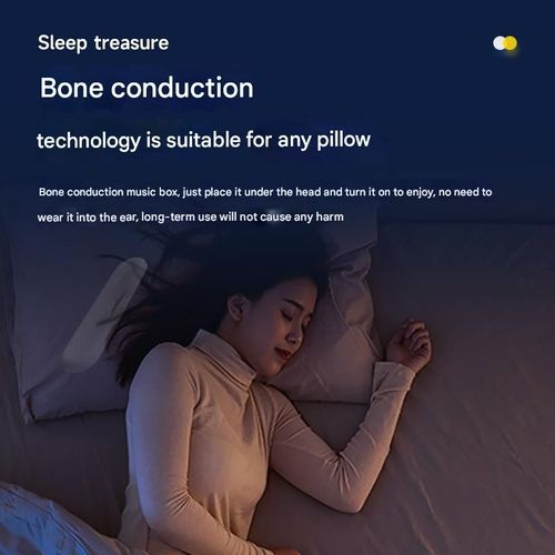 Bone conduction Bluetooth speaker Bluetooth speaker white noise sound sleep aid home pillow sleep speaker
