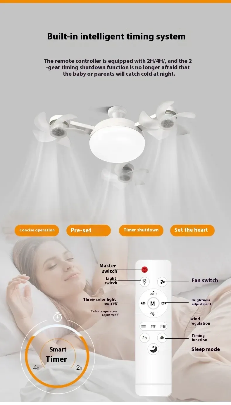 2-in-1 hanging fan light