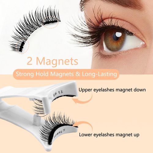 Magnetic glue-free false eyelashes