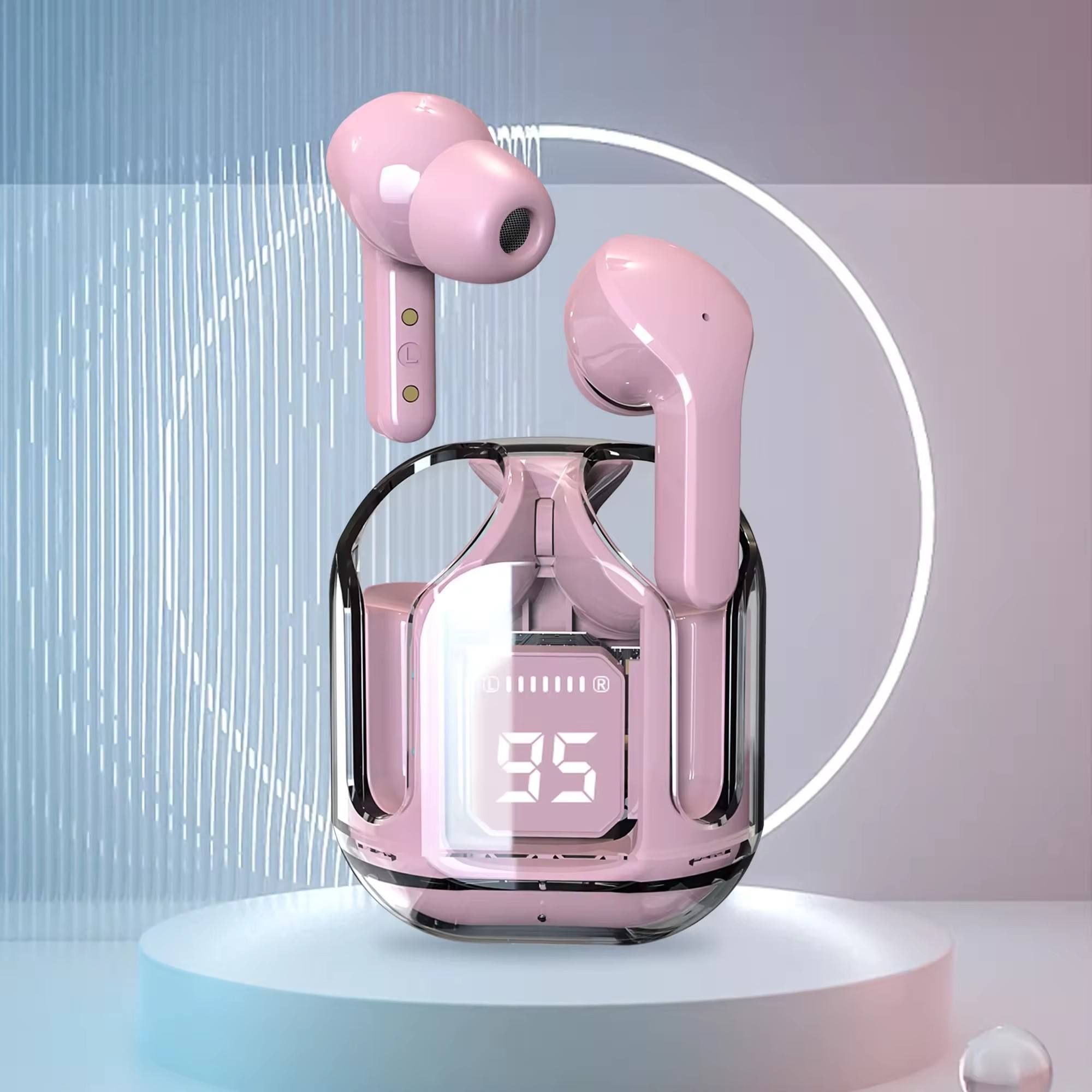 2025 Professional Wireless In-Ear Earbuds Digital Display Waterproof Sports Headphones Power Bank Noise Cancelling TWS