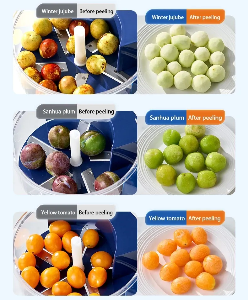 Popular household and commercial fruit and vegetable peeler grape peeler