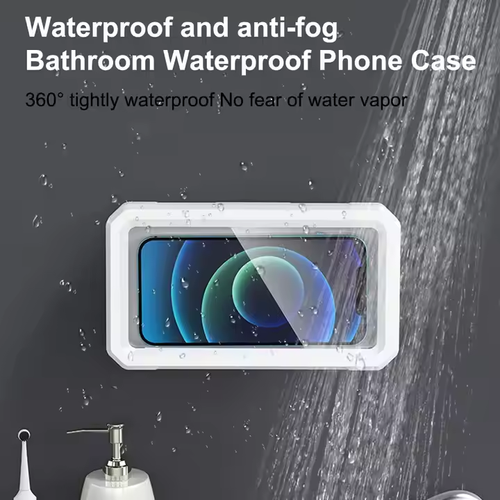 Bathroom waterproof phone case