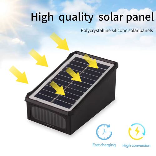 Bestselling solar 4Led 6Led outdoor up and down waterproof balcony courtyard landscape Villa garden decorative light outdoor wall lamp