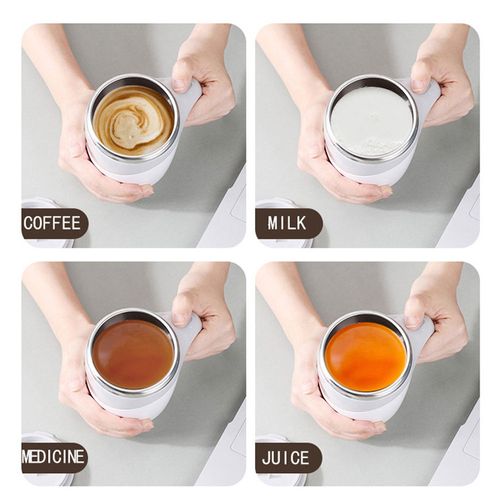 Bestselling hot-selling new typePortable automatic magnetic stirring coffee cup charger 304 stainless steel electric stirrer self-stirring coffee without spilling