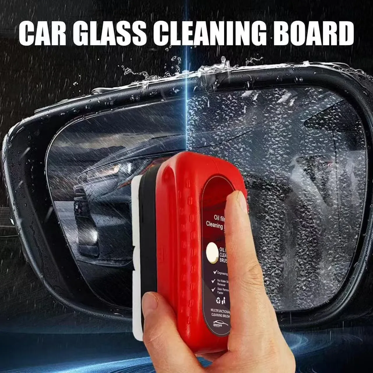 Car glass oil film cleaning brush  Bestselling hit item