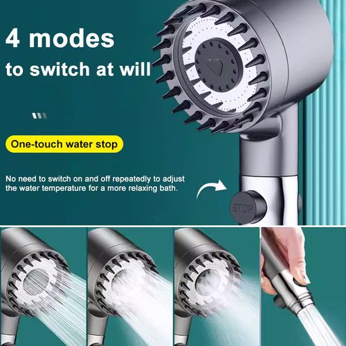Bestselling hot sale new ABS high-pressure massage three-stage mist rain shower head