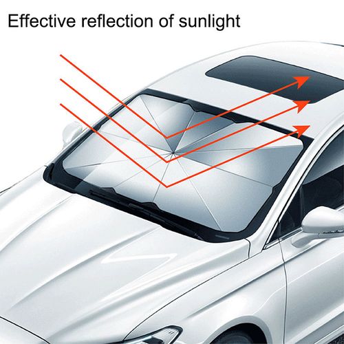 Car windshield sunshade umbrella