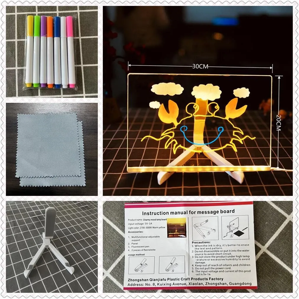 DIY Acrylic LED Night Light Board