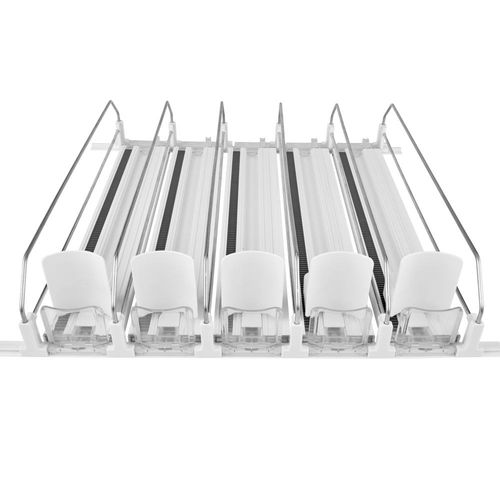 Refrigerator beverage automatic pusher