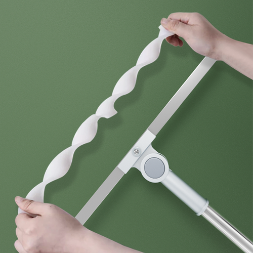 Hot selling 50cm multifunctional magic broom magic floor wiper rotatable wiper scraper telescopic broom floor cleaning tool