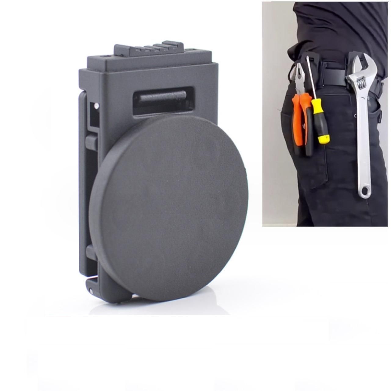 Waist belt clip with strong magnetic suction cup