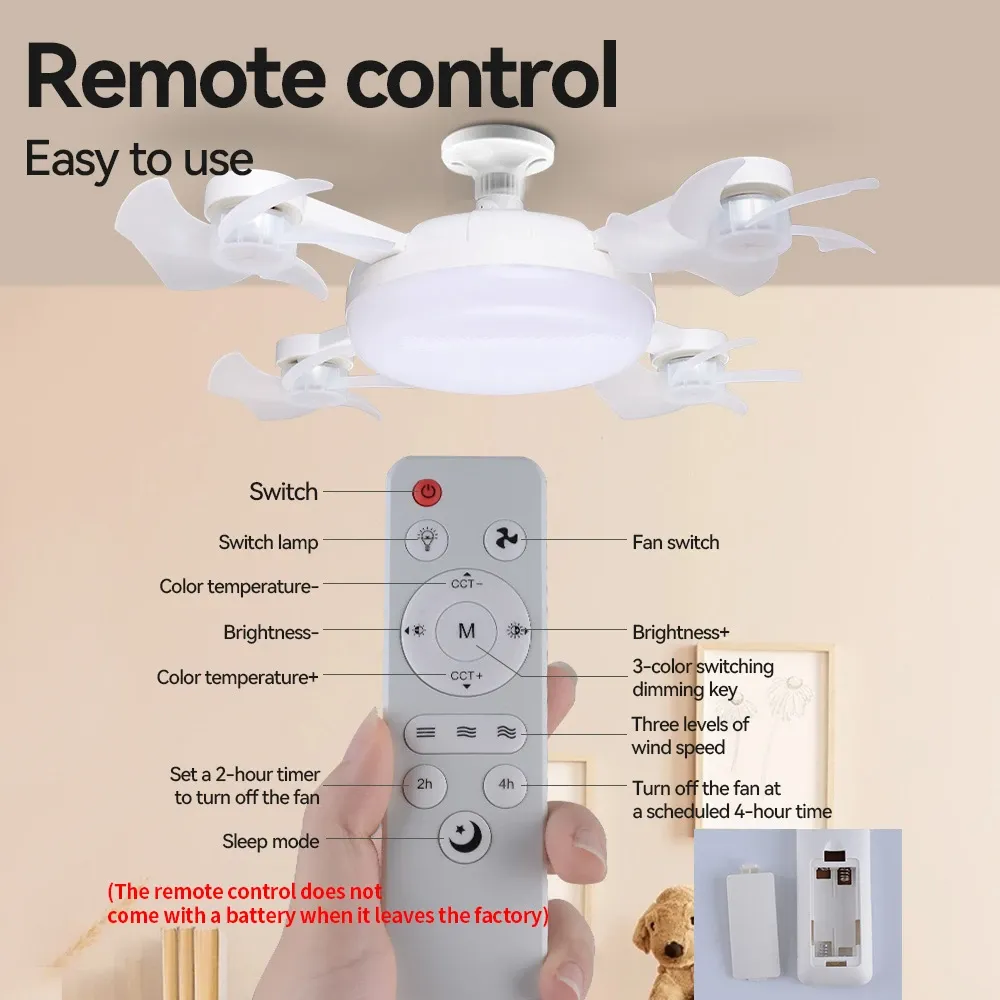 2-in-1 hanging fan light