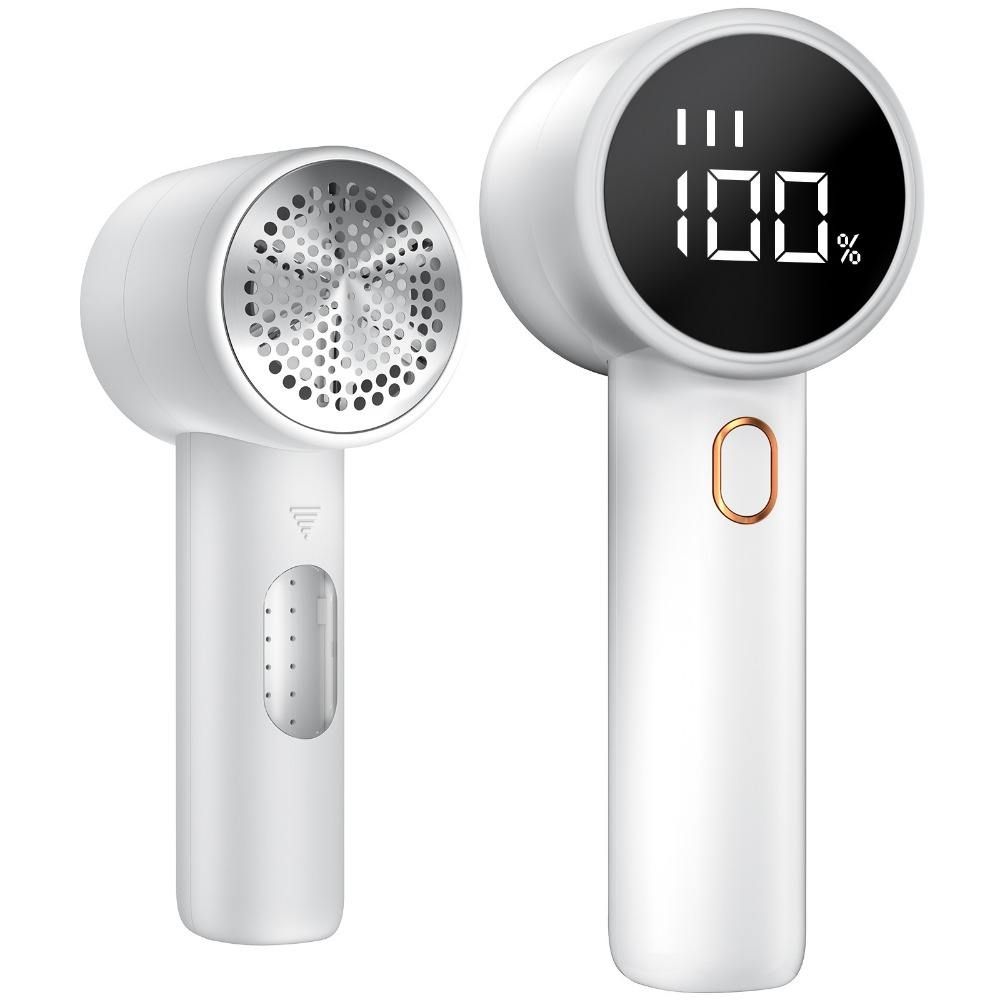 Clothes lint trimmer with display
