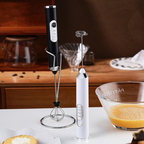 Home Wireless Electric Modern Design Milk Frother Handheld Tea and Egg Whisk Tool New Environmentally Friendly Coffee and Tea and Milk Tool