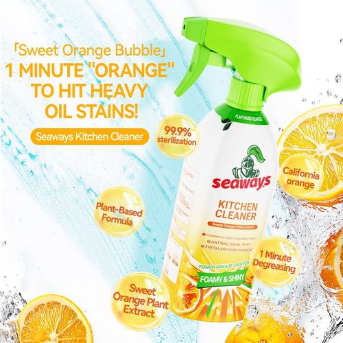 Kitchen high-efficiency degreasing cleaner