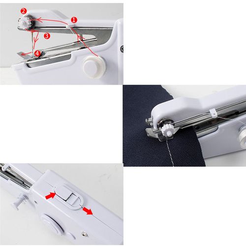 Handheld automatic sewing machine