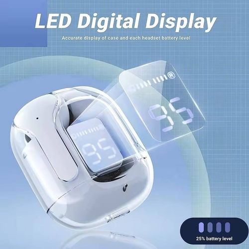 2025 Professional Wireless In-Ear Earbuds Digital Display Waterproof Sports Headphones Power Bank Noise Cancelling TWS