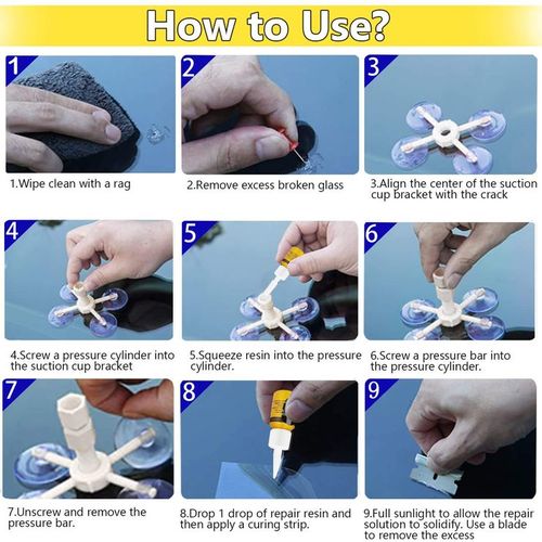 Glass Crack Repair Kit