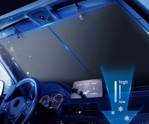Car windscreen sun visor