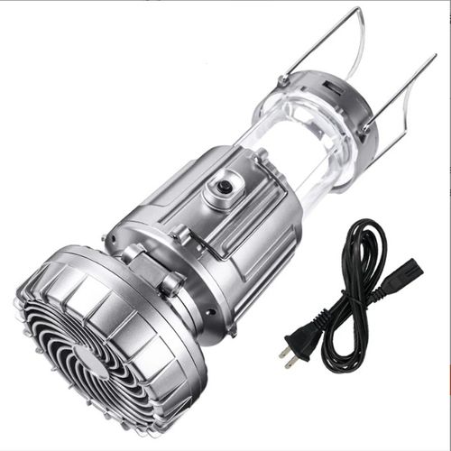LED Solar-Powered Fan Light
