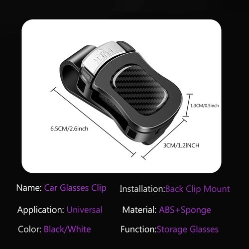 Car-mounted glasses holder