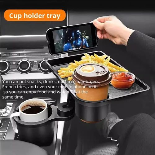 Multifunctional in-car tray