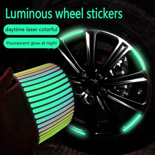 Glow-in-the-Dark Wheel Stickers