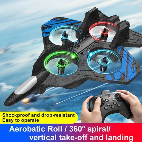 Remote-controlled toy aeroplane