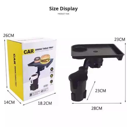 Multifunctional in-car tray