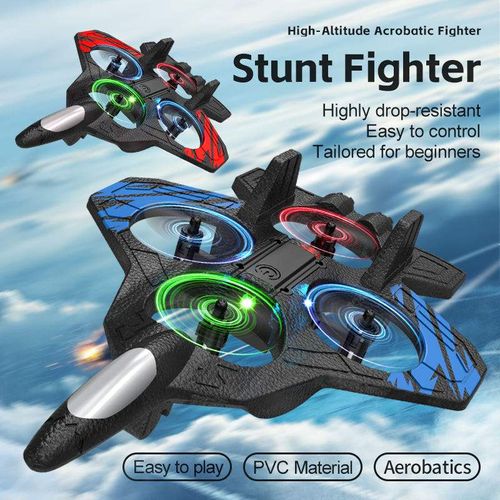 Remote-controlled toy aeroplane