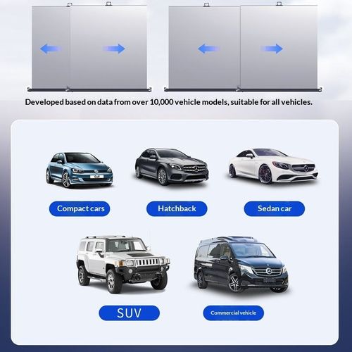 Car windscreen sun visor